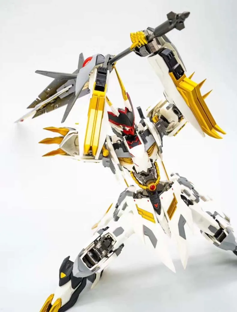 Хобби аниме сплав модель 1/100 MG Barbatos Гандам дракон король MB MM-01 рюумару фигурка робота дети игрушки подарок оригинальная коробка