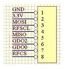CC2500 беспроводной модуль 2,4G умный дом низкая мощность PCB антенна напряжение 1,8-3,6 В
