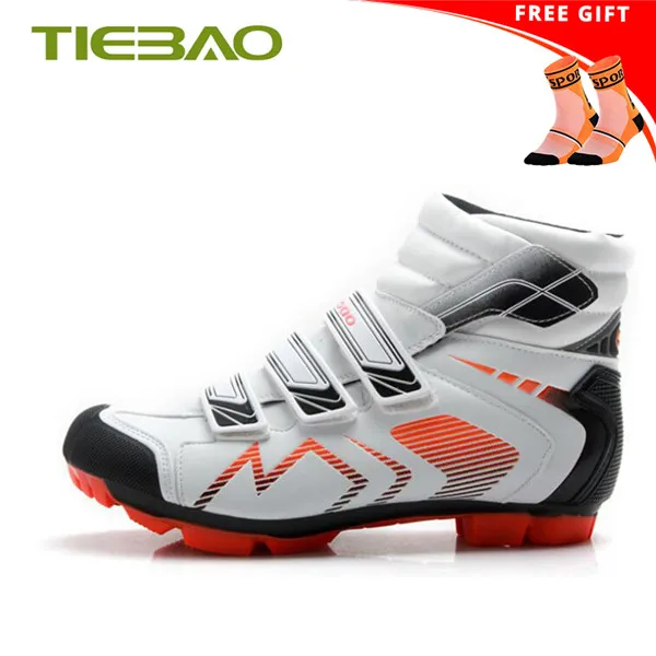 socks for 1686 W TIEBAO, зимняя обувь для велоспорта, sapatilha ciclismo mtb,, уличная спортивная обувь, самоблокирующаяся, SPD, горный велосипед, zapatillas hombre - Цвет: socks for 1686 W