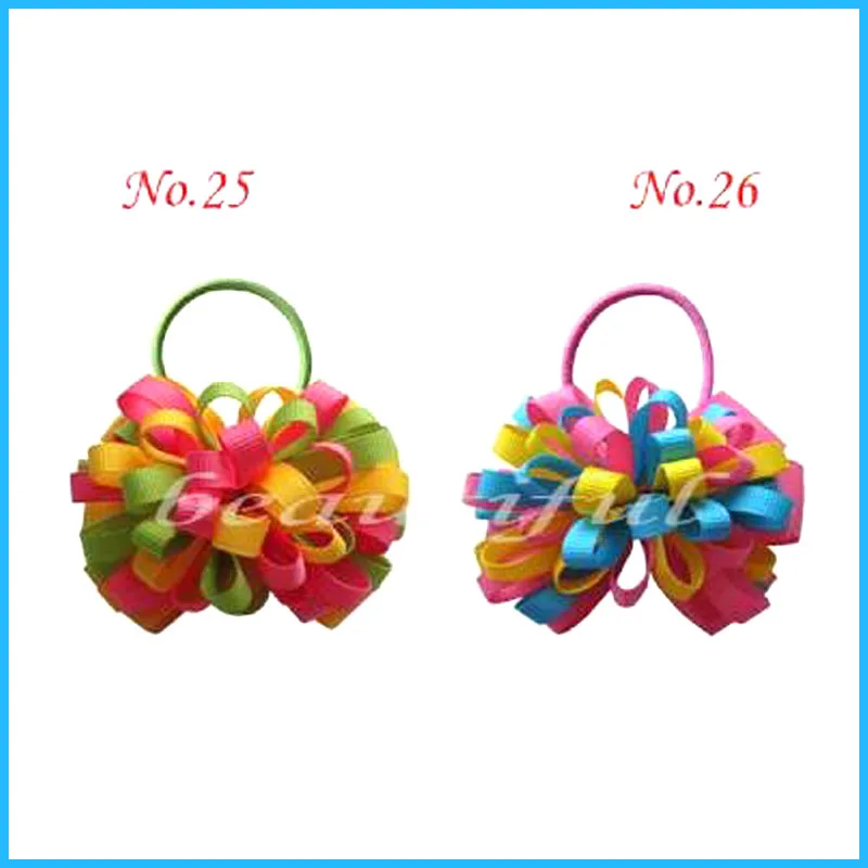 50 шт. эластичная скульптура фейерверк для девочек|hair bows|girls hair accessoriesbow elastic |