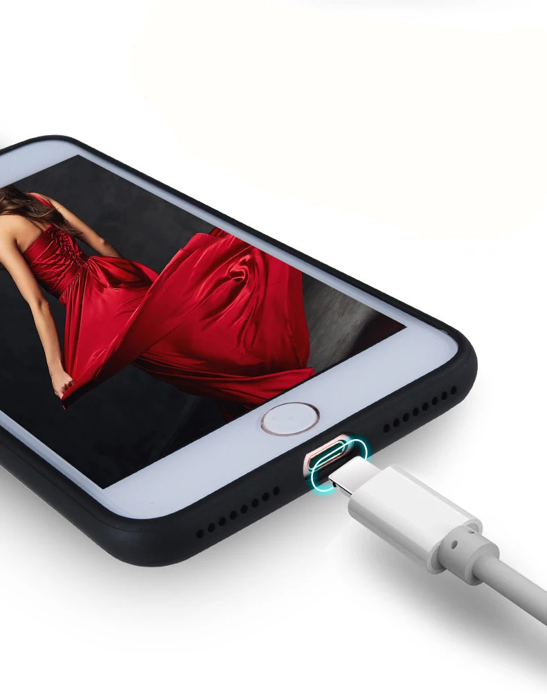 Для iPhone 7 8 Plus чехол для iPhone 7 8 Plus чехол силиконовый Роскошные джинсы кожаный MOFI для iPhone 7 8 Plus чехол 360