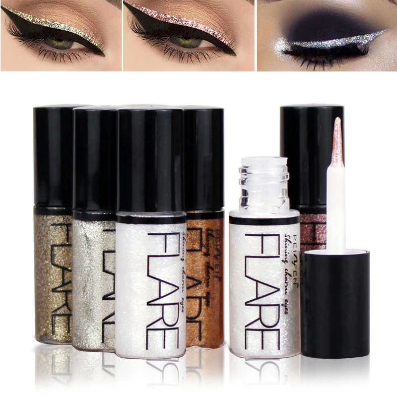 Новые блестящие глаза Make Up вкладыш для Для женщин легко носить Водонепроницаемый