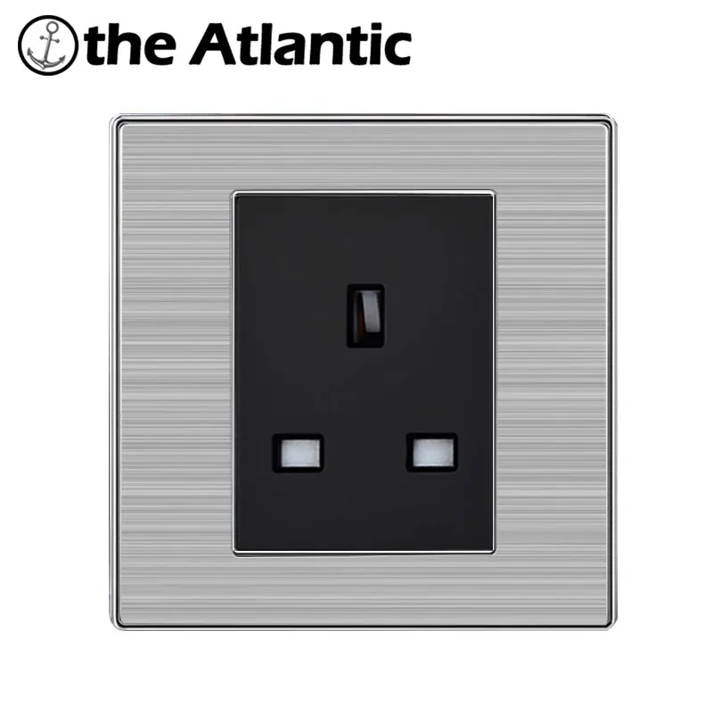 Atlantic 13a Великобритания Стандартный перешли гнездо нажмите кнопку настенный