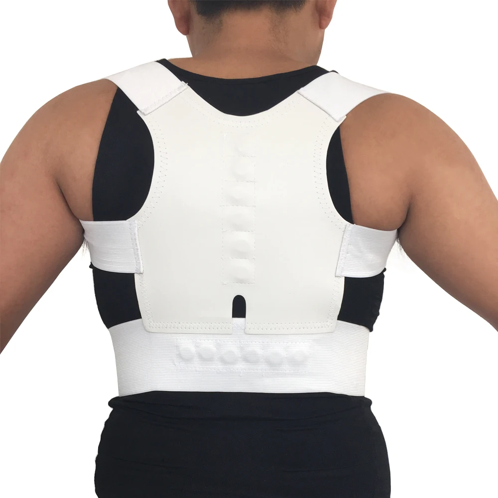 

High Quality Adult Adjustable Shoulder Support Magnetic Belt Breathable Exercise Orthopedic Back Belt Rectify Posture