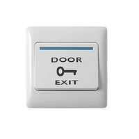 abs plastic exit button for access control door release size 86lx86wx20hmm