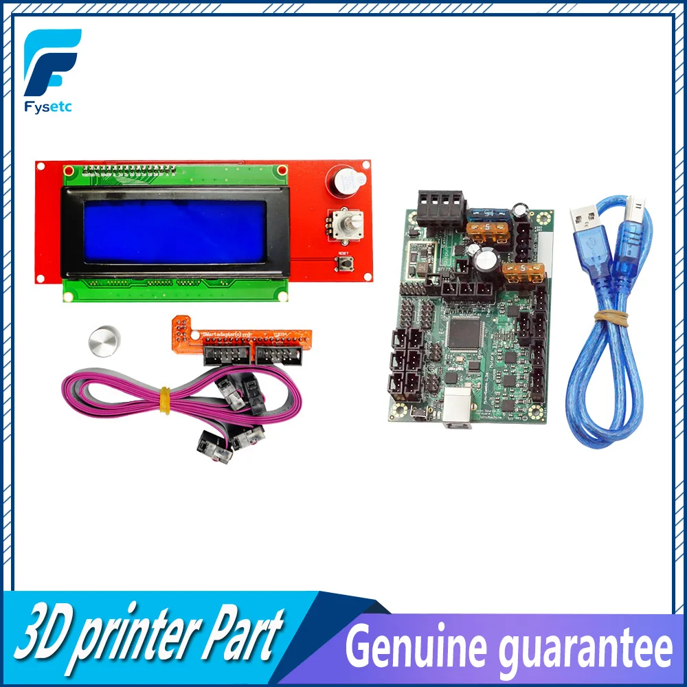 Prusa i3 MK2 MK2S 3d принтер мини-Рэмбо 1.3A комплект для материнской платы + черный PEI