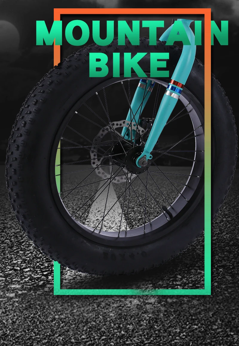 KUBEEN Снежный велосипед MTB 2" 7 21 24 27 скорость двойной диск горный Fat велосипедная Подвеска стальная рама 4" Шины алюминиевые колеса 20 кг