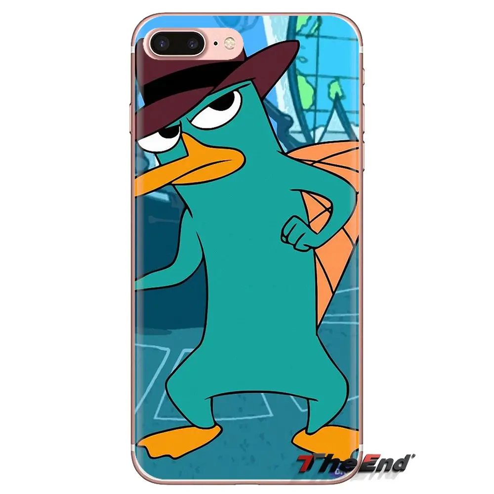Cartoon Perry The Platypus Art TPU Transparent Shell Covers For Xiaomi Redmi 4A S2 Note 3 3S 4 4X 5 Plus 6 7 6A Pro Pocophone F1 |