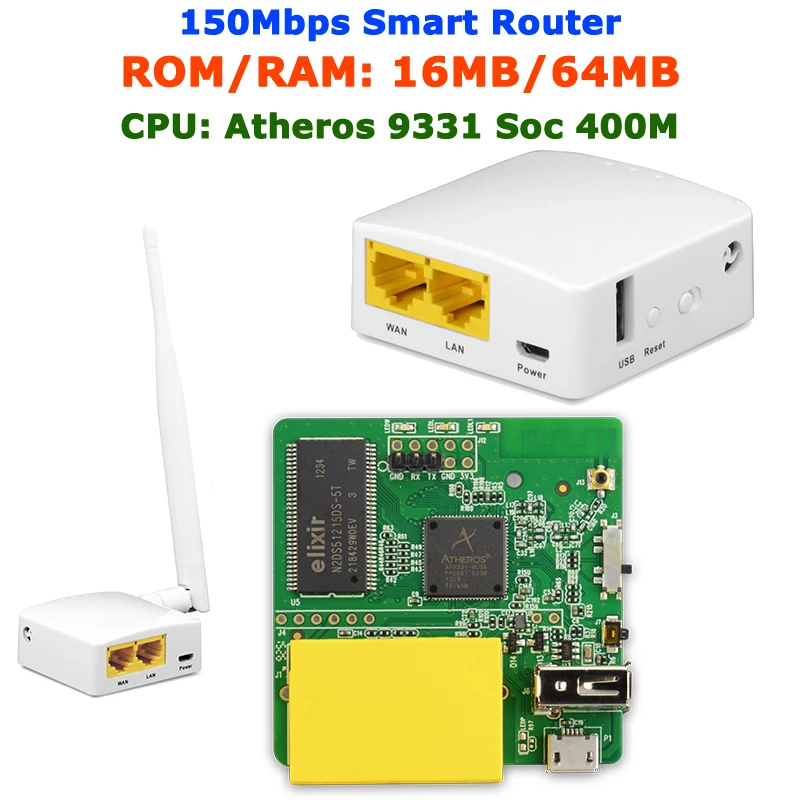 Прошивка OPENWRT 802.11n 150 Мбит/с мини Wi Fi роутер ретранслятор внешняя/Внутренняя