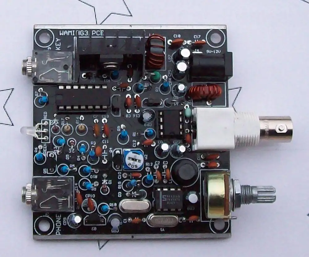 Новый V3 лягушка звуки HAM Радио QRP Телеграф CW приемопередатчик приемник телеграф