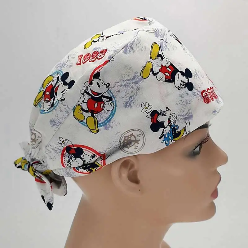 Surgical Cap for Women and Men Operating room hat doctors nurses surgery caps/hat Veterinary pet puppy hat