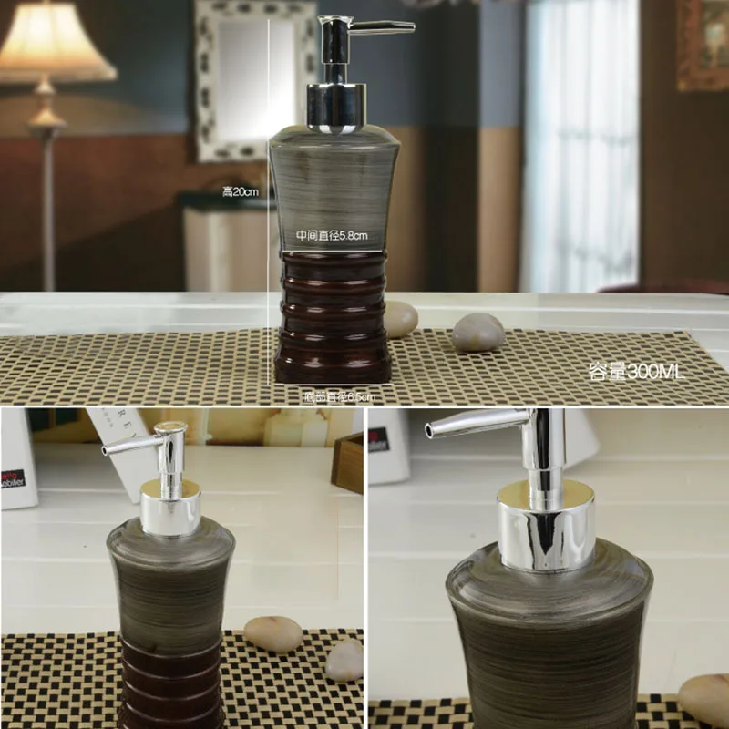 Диспенсер для жидкого мыла 300 мл винтажный диспенсер роскошная брендовая ванная