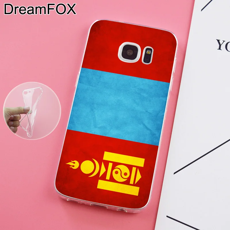 DREAMFOX K093 flag Soft TPU Silicone Case Cover For Samsung Galaxy Note S 6 7 8 9 Edge Plus Grand Prime |