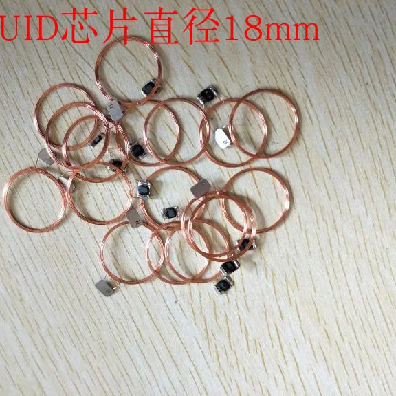 Диаметр 18 мм UID чип COB и антенны 13 56 МГц IC антенна теги 10 шт./лот|RFID бирки карты| |