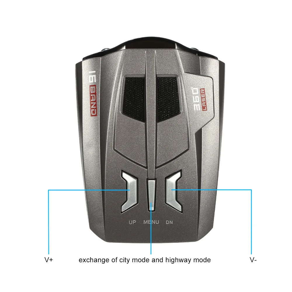 Автомобильный радар детектор 12 В со светодиодным дисплеем|vehicle radar detector|radar detectorcar