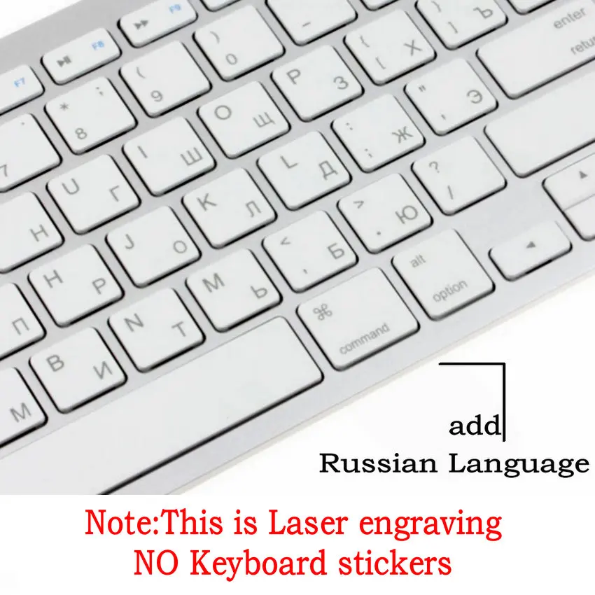 Беспроводная bluetooth клавиатура с английским русским ивритовым языком для Apple iPad 2 3