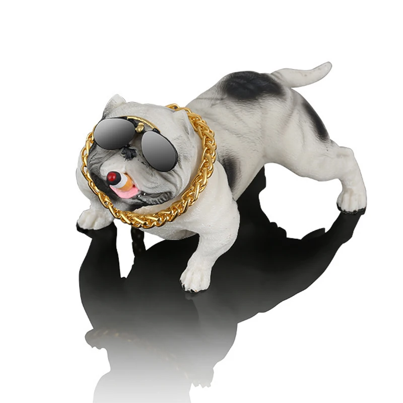 Car Dog Decor Interior Simulation Bully Doll Accessories Ornaments F-Best | Автомобили и мотоциклы