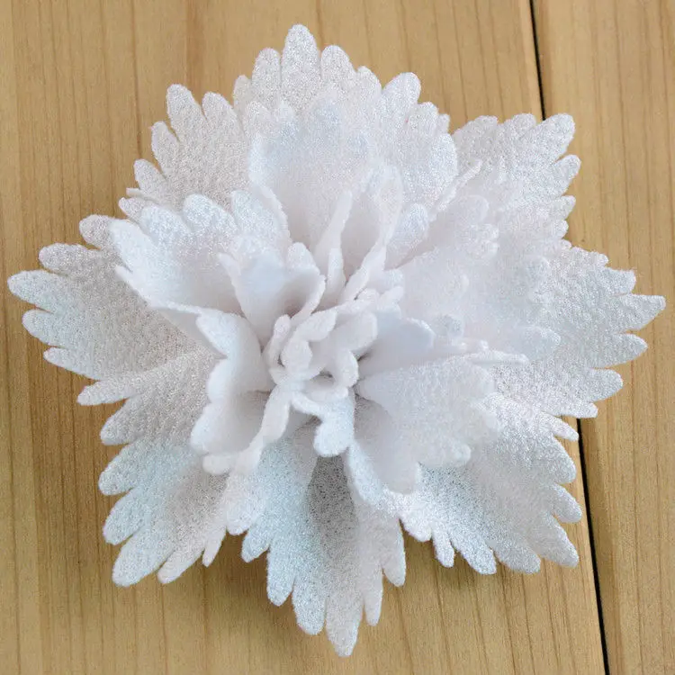 Бесплатная доставка 20 шт./лот 3 15 дюйма для девочек детские шифоновые цветы с