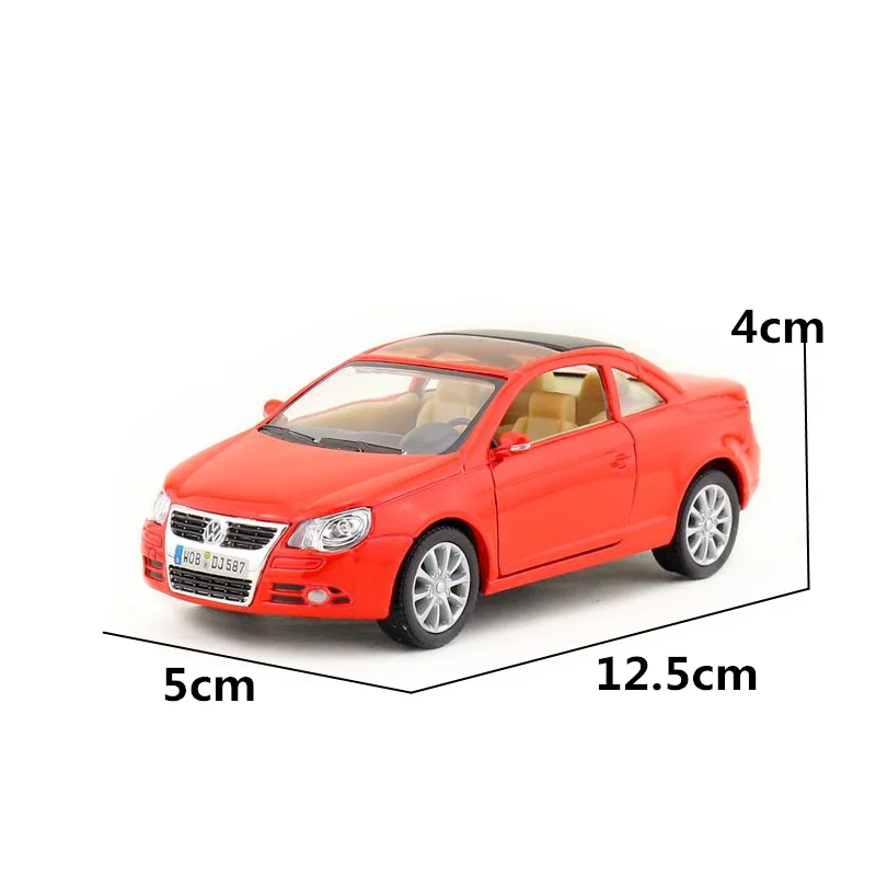 KINSMART литая металлическая модель/1:34 весы/Volkswagen EOS Классическая машина/обучающая игрушка для детского подарка или коллекции