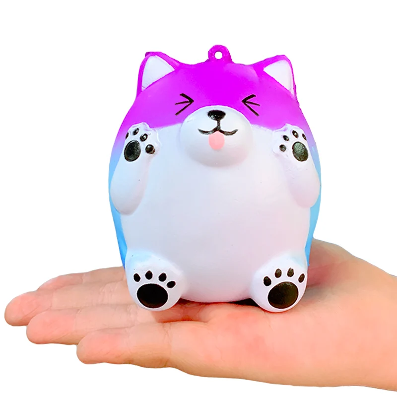 Kawaii застенчивый Медвежонок сжимающий игрушки медленно поднимающийся мягкий креативный мультфильм снятие стресса телефон ремни веселье для ребенка ребенок Рождественский подарок игрушка