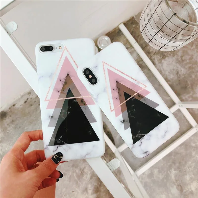 Новый мрамор для iphone7plus Чехол мобильного телефона Apple XS Max защитный чехол XR сумка