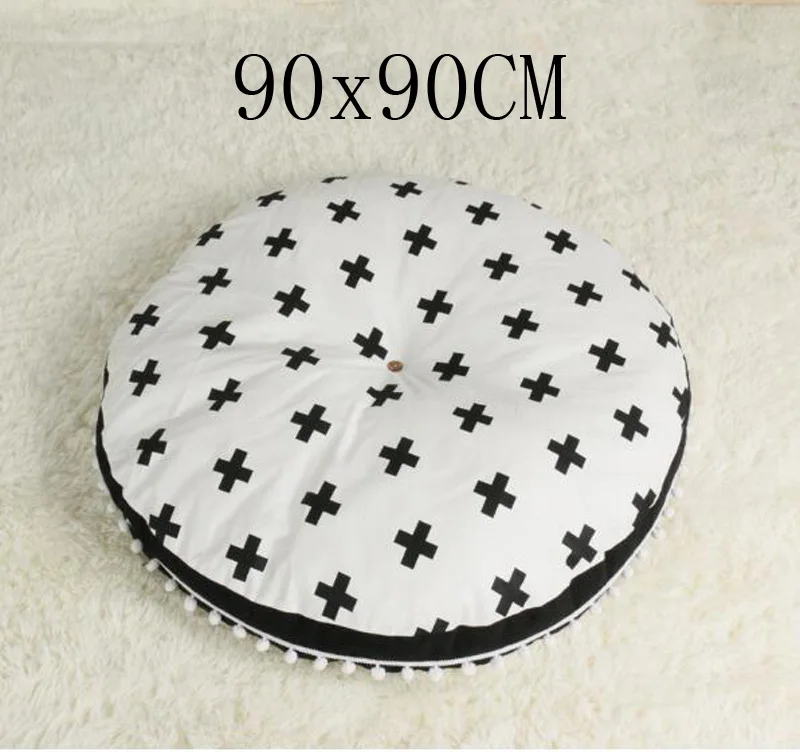 90x90CM Портативная овальная туристическая детская кроватка для новорожденных кровать съемное детское гнездо Колыбель Bebe люлька складной бампер - Цвет: 90x90CM