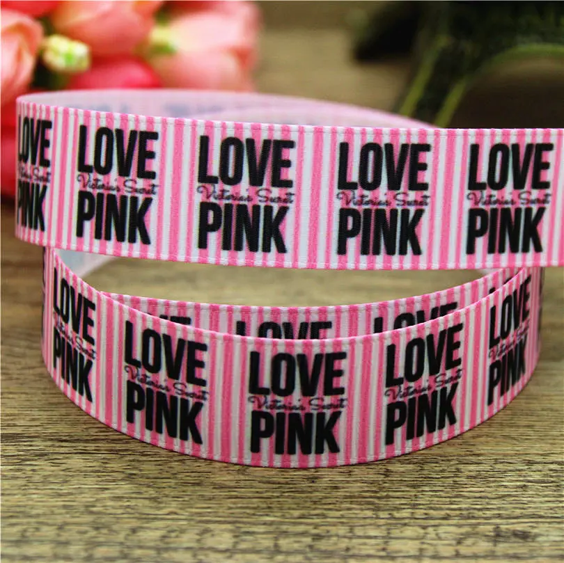 DHK 7/8 '' Любовь цветной блок ананас напечатанный grosgrain ленты аксессуар hairbow головной убор DIY украшения 22 мм S745 - Цвет: 5