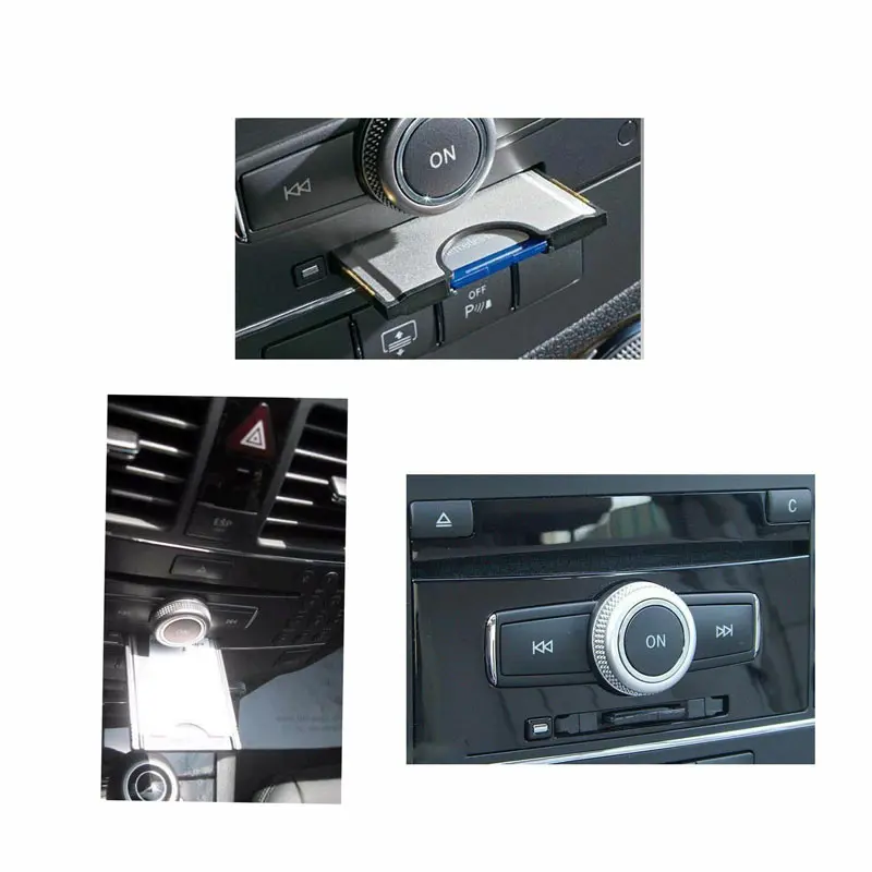 Адаптер PCMCIA для SDHC карты памяти Mercedes Benz S Class GLK/SLK/CLS/E/C E260 E300 кардридер бесплатная