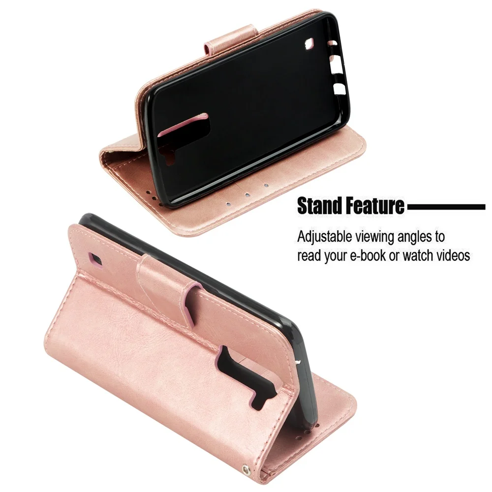 Leather Case for LG K7 K8 Phone Flip Cover Wallet Cases Bag with Stand Fundas / | Мобильные телефоны и аксессуары