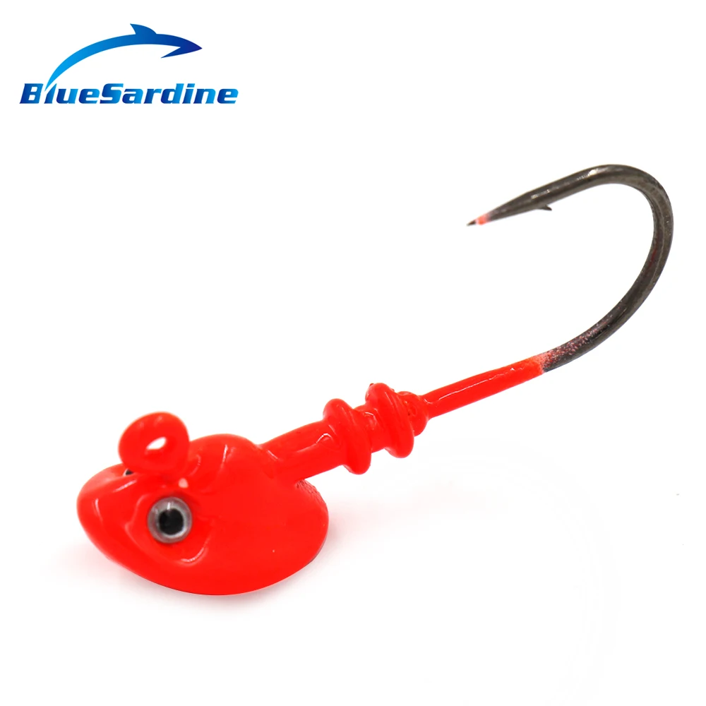 BlueSardine 8 шт. 10 г 4 5 см джиг Крючки металлический рыболовный крючок рыболовные