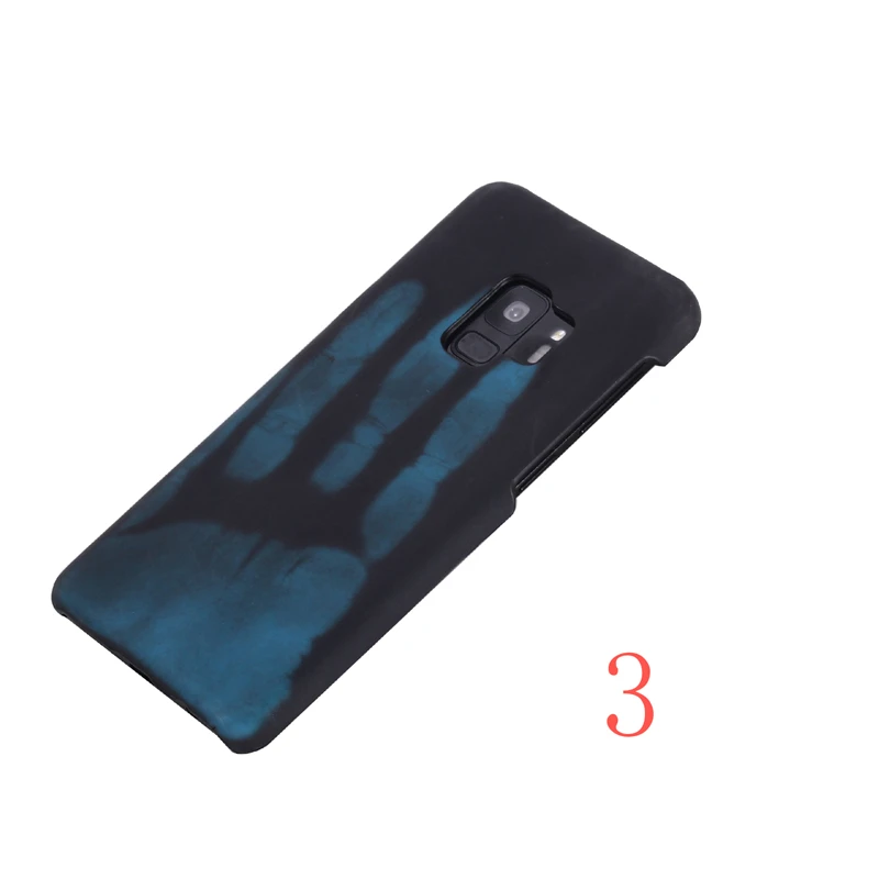 Термальность Сенсор чехол для samsung A50 A70 A40 A30 A20 A80 A90 A750 A9 Теплочувствительный Крышка для samsung S9 S9 плюс M30 чехол для телефона