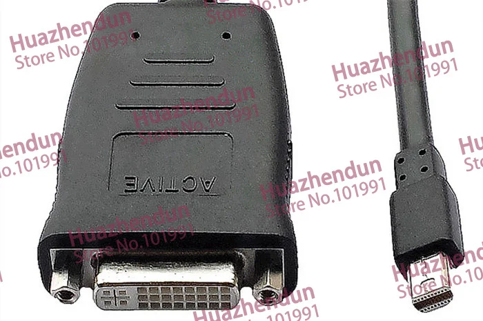 Бесплатная доставка активный мини DisplayPort DP к DVI одноканальный адаптер Поддержка