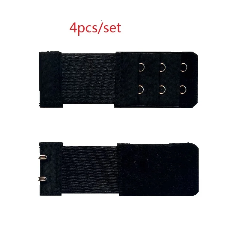 4pcs Сексуальный удлинитель для бюстгальтера для женщин эластичный бюстгальтер удлинитель крючок для ремней зажим расширитель Регулируемая пряжка для ремня Нижнее белье Бюстгальтер аксессуары - Цвет: 4pcs
