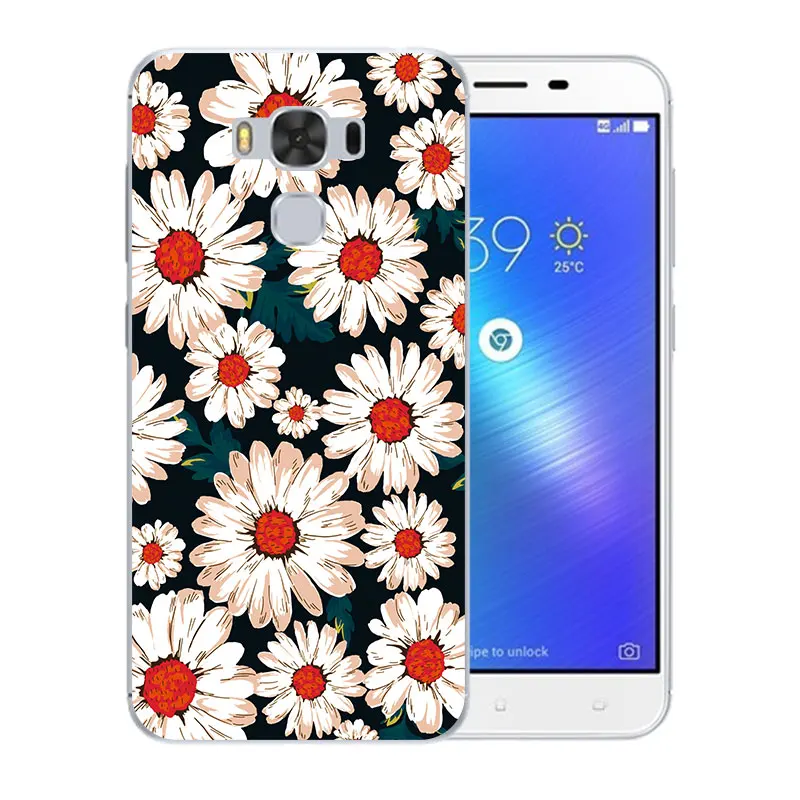 Soft Silicone for Asus Zenfone 3 MAX ZC553KL 5.5&quot Case Cover Marb Pattern Phone Back Protective Coque |