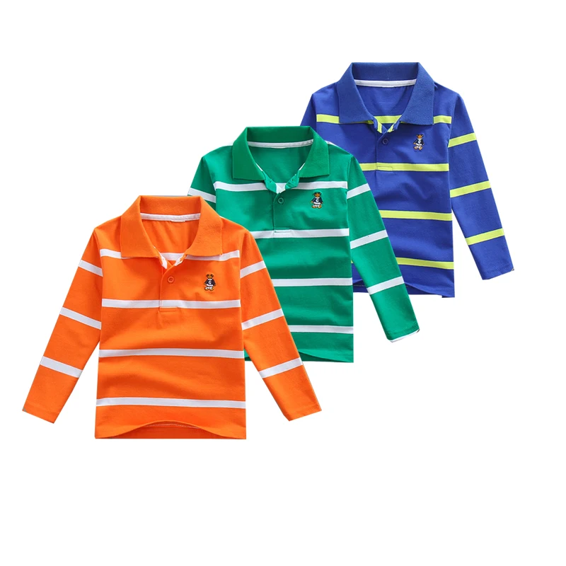 3 шт./лот Брендовая детская одежда футболки для мальчиков сезон весна осень