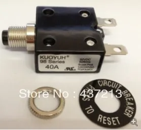 Выключатель тока 98 40A 100% KUOYUH SERIES 40A|circuit connector|circuit breaker troubleshootingcircuit tester |