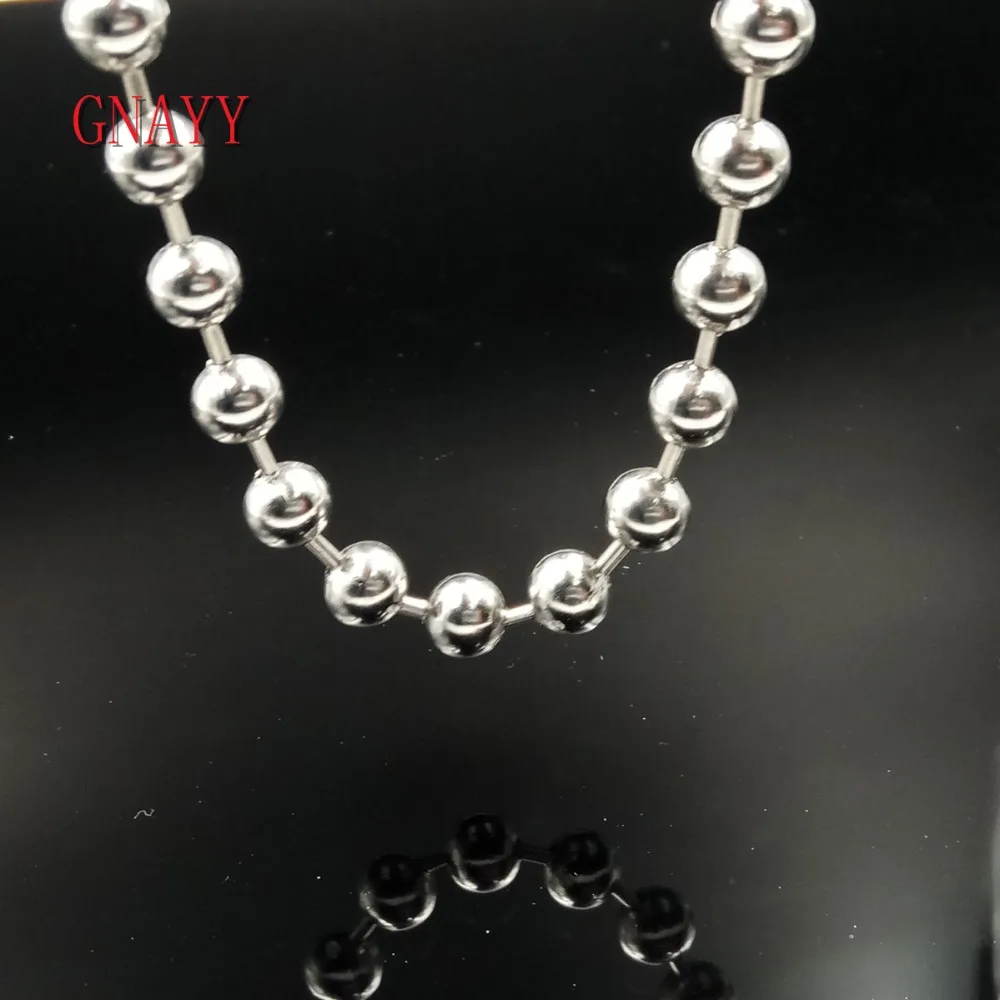 GNAYY 10 метров в партии шариковые цепочки из нержавеющей стали 1 5 мм/2 0 4 мм/3 мм/4 мм