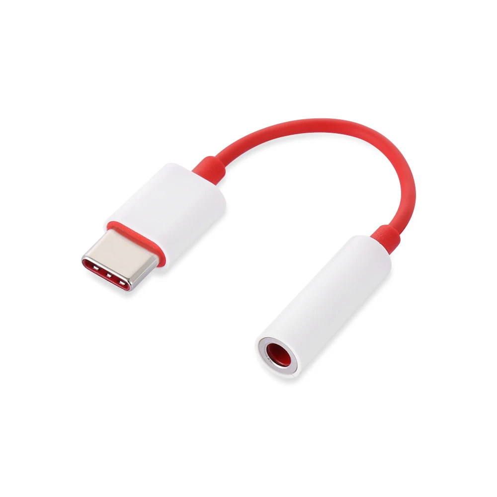 Высококачественный оригинальный аудио кабель для Oneplus 6T USB Type C до 3 5 мм разъем