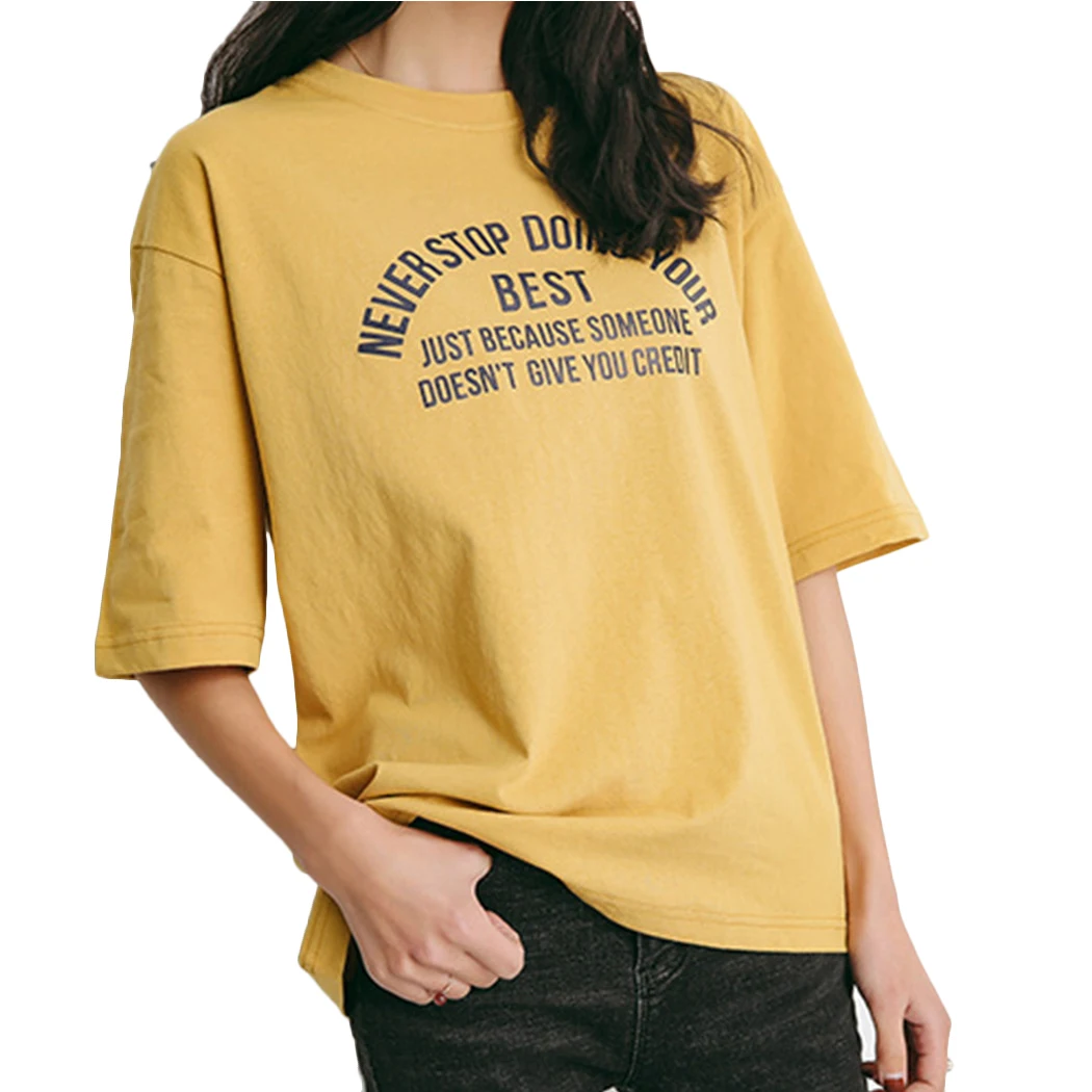 Новый корейский 2018 модные женские туфли хлопковая Футболка короткий рукав