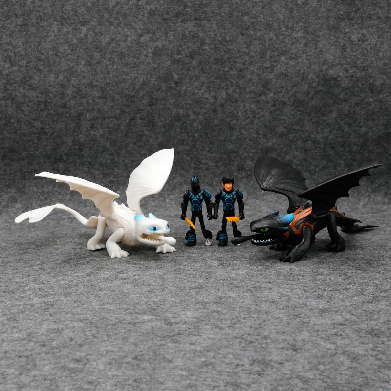 Экшн Фигурка Как приручить дракона 3 игрушка Беззубика пуль качели светильник