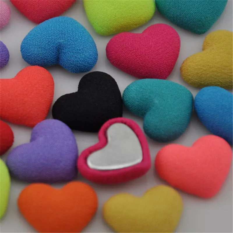 100 шт. тканевые пуговицы с плоской задней частью | Дом и сад