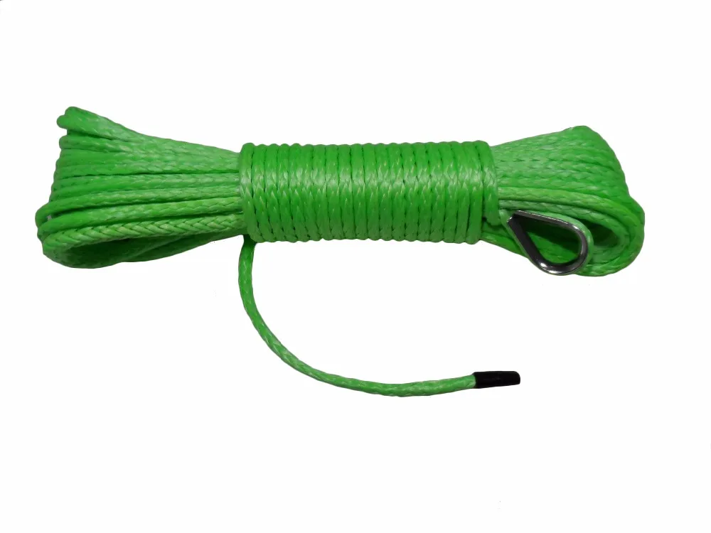 

Green 4mm*15m Winch Line for Terrain Vehicles,Synthetic Winch Rope,Boat Winch Rope,Plasma Rope
