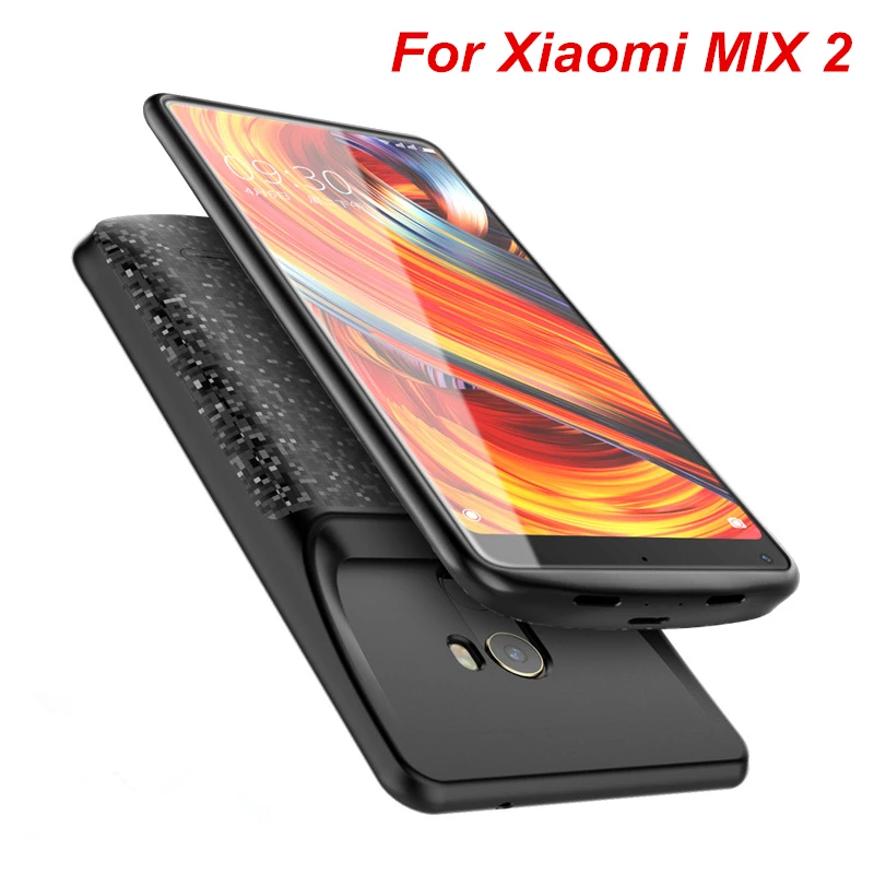 4700 мАч чехол для аккумулятора Xiaomi MIX 2 Чехол зарядного устройства телефона