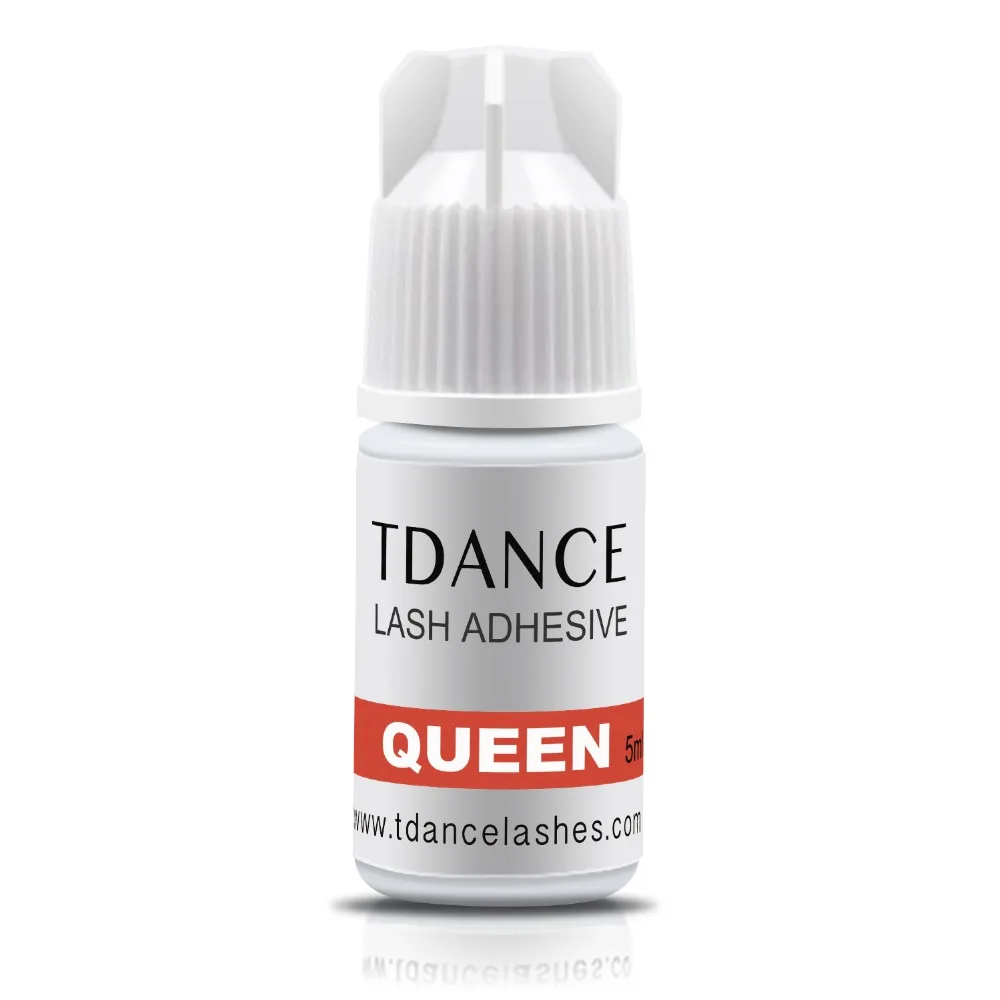 TDANCE 5 мл queen быстро клейкие 1-2 секунды быстрое высыхание ресниц Клей Pro Lash Клей черный клей удержание 7-8 недель