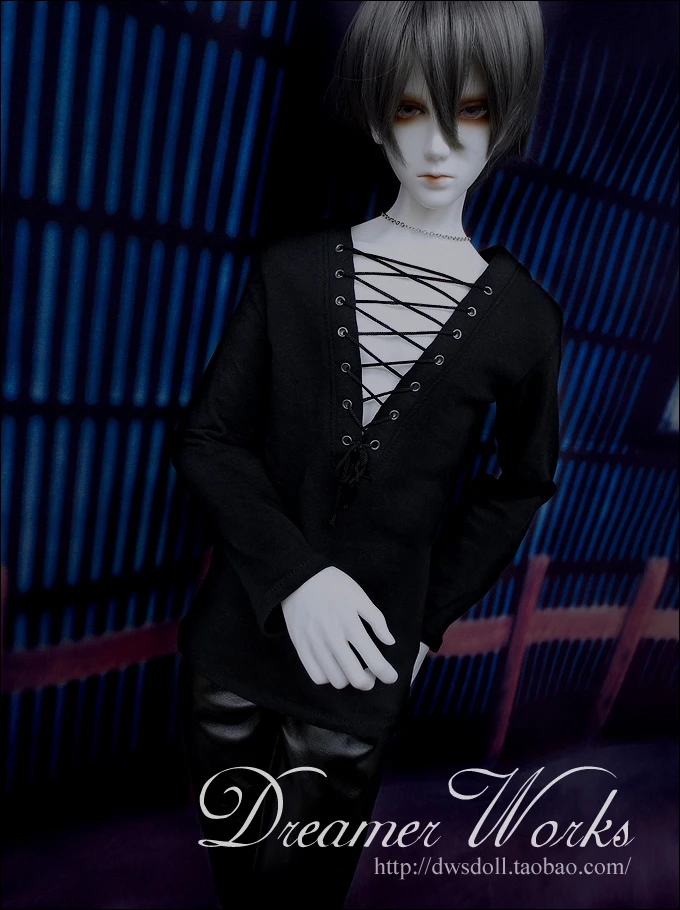 1/4 1/3 scale BJD clothes Long-sleeved T-shirt top for BJD/SD doll accessories Not included shoes wig and other 1222