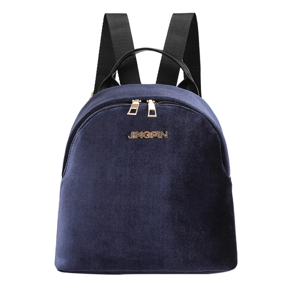 Рюкзак женский винтажный из замшевой ткани в стиле преппи 10 видов цветов | Багаж и