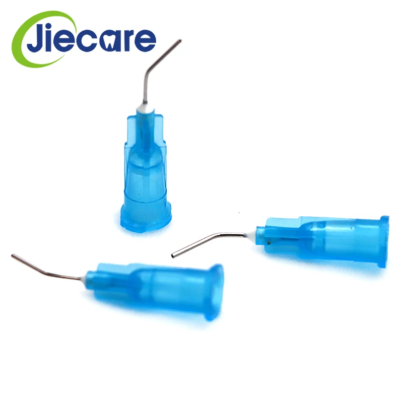 Стоматологическое оборудование для полива 200 шт. наконечники с изогнутыми иглами