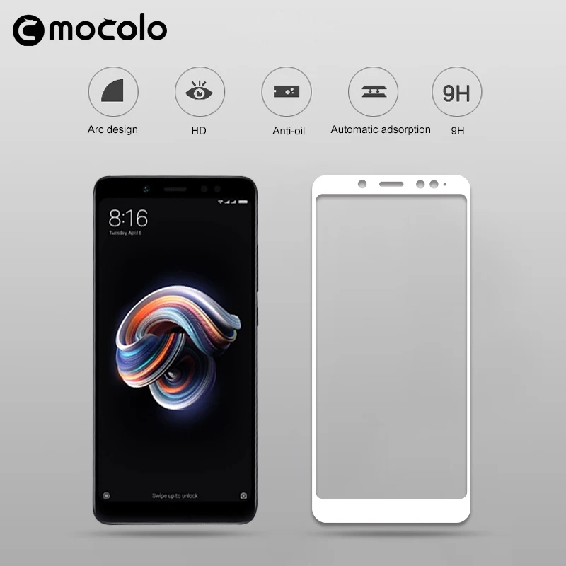 Mocolo 2.5D Glass for Xiaomi Redmi Note 5 Pro Film Screen Protector Tempered Gradient Case | Мобильные телефоны и