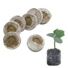 Торф гранулы прорастание семян цветы стартер роста семян поддон питательных веществ посадки блоки грунта под рассаду 100 шт.