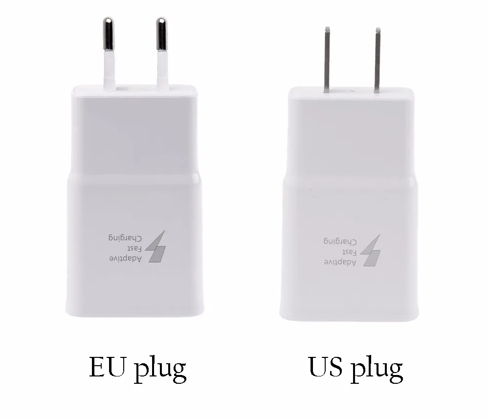 Адаптивная Быстрая зарядка USB зарядное устройство адаптер ЕС США Разъем для samsung Galaxy S7 S6 Edge+ Note 4 Note5